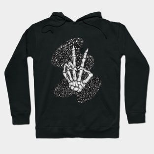 Anatomic Peace Sign by Skye Rain Art Hoodie